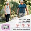 AVTREK Accurate 3D Step Counter with LED Backlight Pocket Pedometer for Walking Or Running Outdoor Hiking Activities (Pink) view 2