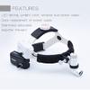 XUX 3W LED Headlamp KD-203AY-4 Headband Type Spot Brightness Adjustable with 2 Batteries view 4