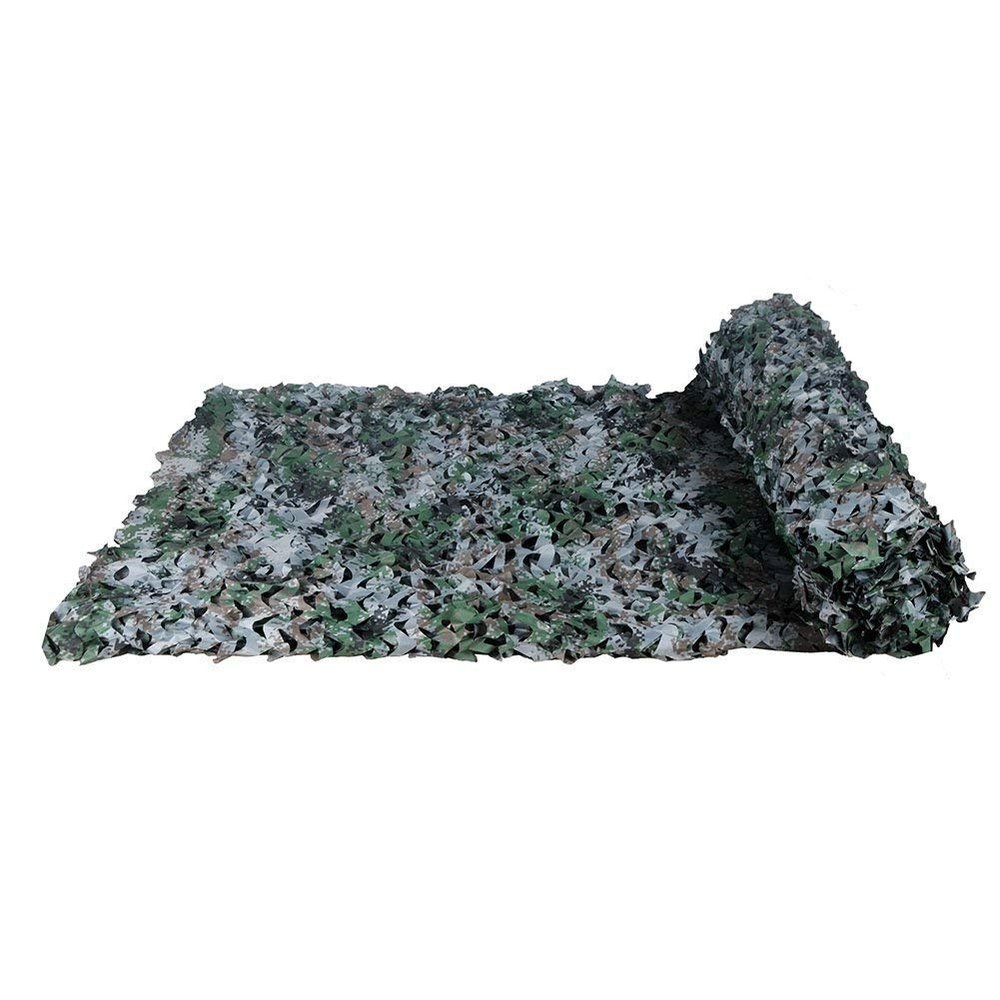 Reinforced Camo Net Camouflage Net Blinds Privacy Fence Army Jungle Camo Netting, 2x3m 2x5m 2x6m 2x8m 3x3m 3x5m 3x6m 4x5m 5x6m 6x6m 6x8m For Casual Camping Bar Party Decoration Car Cover(Size:4x5m(13.