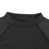 Boys Rash Guard Short Sleeve Toddler Kids Swim Shirt, Youth UPF 50+ Surfing/Sun Suit (Black&Lime Green,10) view 3