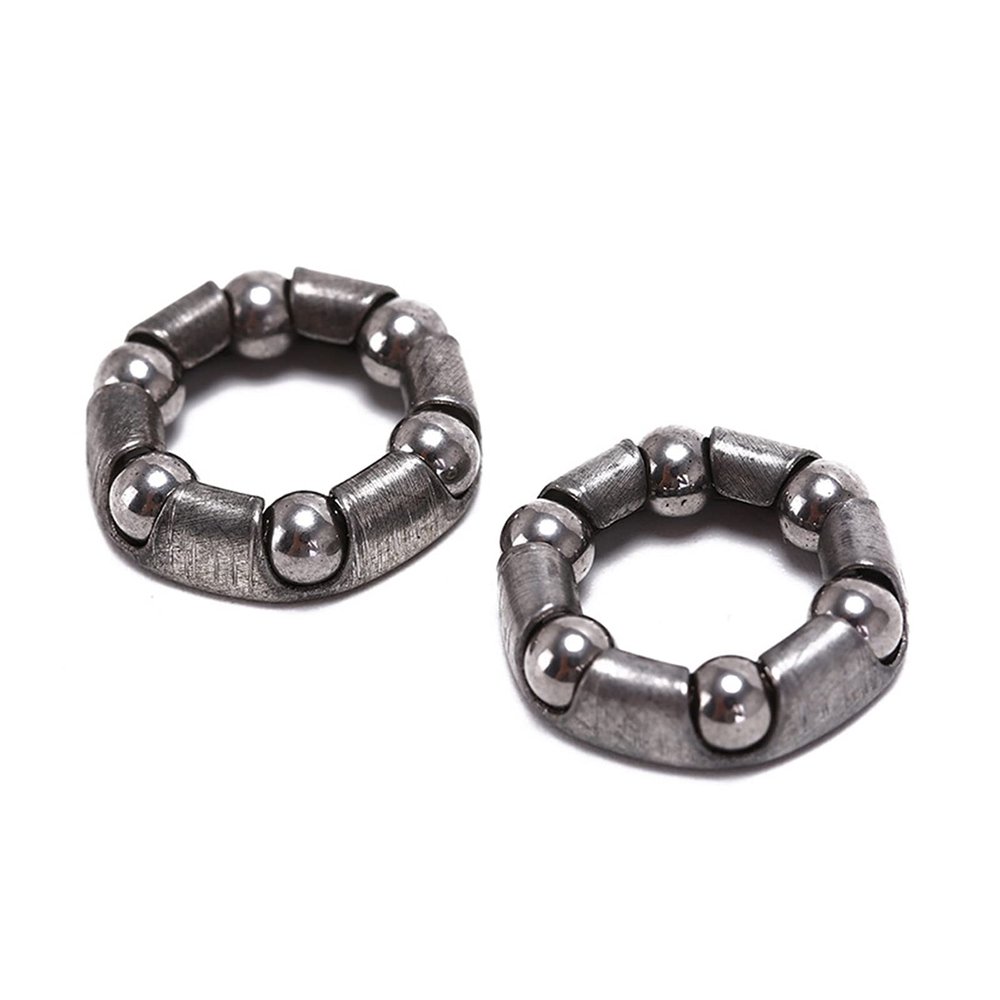 KOVNOVI Bike Headset Caged Ball Bearing Frame Front Fork Rear Pearl Retainers Race Cycling Headset Bearing Bicycle Parts Accessories (Color : 2PCS)