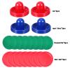 VOSAREA 1set Air Hockey Pucks and Accessories for Standard Air Hockey Tables Pucks Cloth Replacement for Game view 4