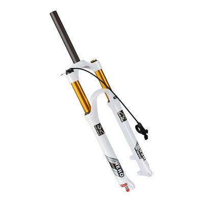 Jejy Damping 140MM Rebound Magnesium Alloy Mountain Bike Air Fork, Front Fork MTB 26 27.5 29 Inch Manual Remote Lockout (Color : Straight Remote Lockout, Size : 27.5 inch)