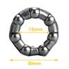 KOVNOVI 20/25/30/40mm Bicycle Headset Caged Ball Bearings Frame Front Rear Fork Pearl Retainers Cycling Bearing Parts Tool Accessories (Size : Axis 30mm) view 3