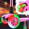 3 Wheel Scooter for Kids Ages 6-12,Kids Scooter with Light Up Wheels, Sturdy Deck Design, and 4 Height Adjustable Suitable for Kid Ages 3-12 view 2