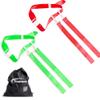 Trained Red & Green 10 Man Flag Football Set view 1