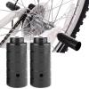 1 Pair Bike Pegs 4.3 Inch Steel Bicycle Foot Pegs - High Strength Rear Axle Pegs for BMX, Mountain Bike, Stunt Riding, Durable Black Cycling Accessories view 1
