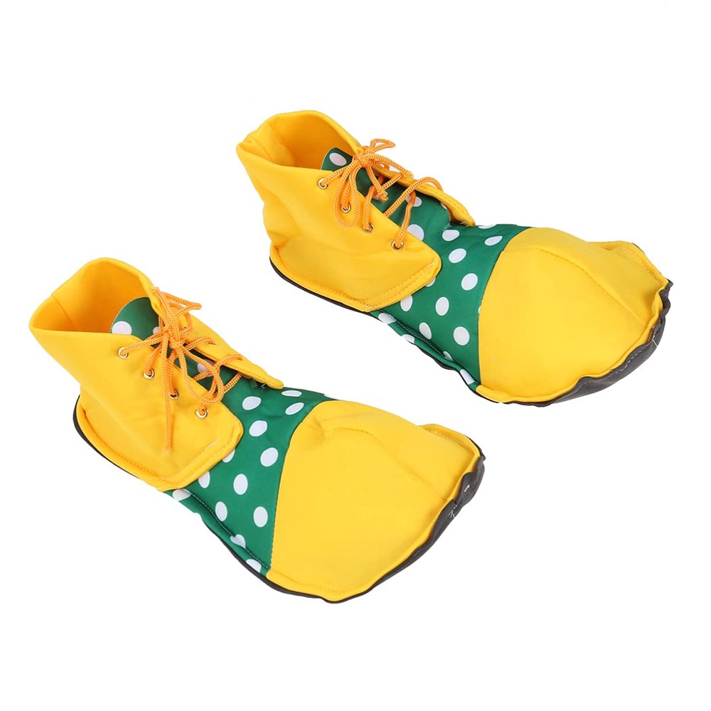 Halloween Costumes Halloween Shoes Clown Costume Shoes Carnival Clown Accessories for Carnival Cosplay Party s Green Inflatables