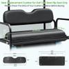 10L0L Golf Cart Rear Seat Replacement Cushion, Soft Back Seat Kit for EZGO RXV TXT, Club Car DS Precedent, Yamaha Drive, Universal Fit for 4 & 6 Passenger Carts Waterproof Durable Black view 4