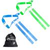 Trained 10 Man Flag Football Set & eBook (Green & Blue Pop Flags) view 1