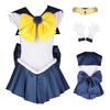 ZYHCOS Halloween Cosplay Costume Sailor Uranus Big Bow Skirt Dress (Female-XXX Small) view 1