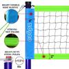 Volleyball Net Outdoor - Portable Volleyball Set for Backyard with Professional Volleyball Net, Wrap Yarn Volleyball and Pump, Boundary Line, Carry Bag (Blue&Green) view 4
