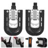 BESPORTBLE 1 Pair Folding Pedals Road Bike Pedals Luminous Bike Flat Cycling Abs Child Non-Slip Bearing view 2