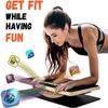 Yes4All 350LBS Professional Wooden Balance Board for Leg Workout, Anti-Slip Rocker Board, Wobble Board for Standing Desk, Smartphone Board view 3