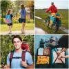 BESPORTBLE Buckle Straps Set: Black Nylon Adjustable Buckle Straps with Quick Release for Backpacking, Outdoor Activities Securing Yoga Mats Tents and Luggage, No Sewing Kit view 3
