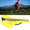 Alomejor Mountain Saddle, Microfiber Leather Soft Comfortable Seat Cushion for Road Cycling(Yellow) view 2