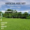 Outdoor Portable Volleyball Net System - Adjustable Height Poles with Soft Volleyball Ball, Pump, Hammer, Boundary Line, and Carry Bag for Backyard, Beach, Lawn view 2
