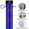Outdoor Portable Volleyball Net System - Adjustable Height Poles with Soft Volleyball Ball, Pump, Hammer, Boundary Line, and Carry Bag for Backyard, Beach, Lawn view 3