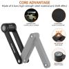 BIGLUFU Bike Lock Bicycle Scooter Motorcycle Folding Locks with 4Keys, Fold Chain Heavy Duty Alloy Steel Foldable Lock with Mounting Bracket 2pc Straps, 86cm/34 Unfolding, 1.92 lbs view 2