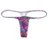 OROCOJUCO Men's Mini Bikini T-back Underwear Slim Cut Pouch Swim G-string Minimal Coverage Tangas Hipster String Thong Small Map Crack L view 1