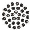 MUUNN 100pcs Tungsten Slotted Beads for Fly Tying, Sink Deeper and Faster 12 Colors/13 Sizes Slotted Tungsten Beads Fly Tying Beads Head Fly Tying Materials(Black Nickel,6.4mm) view 1
