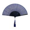 Chinese Classic Hanfu Decorative Folding Fan Creative Portable Bamboo Hand Fan view 1