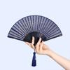Chinese Classic Hanfu Decorative Folding Fan Creative Portable Bamboo Hand Fan view 2