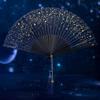 Chinese Classic Hanfu Decorative Folding Fan Creative Portable Bamboo Hand Fan view 3