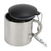 SUNGOOYUE Portable Camping 110ml Mug, Stainless SteelHeat Preservation Mug with Connection Buckle for Outdoor Backpacking Hiking Equipment view 1