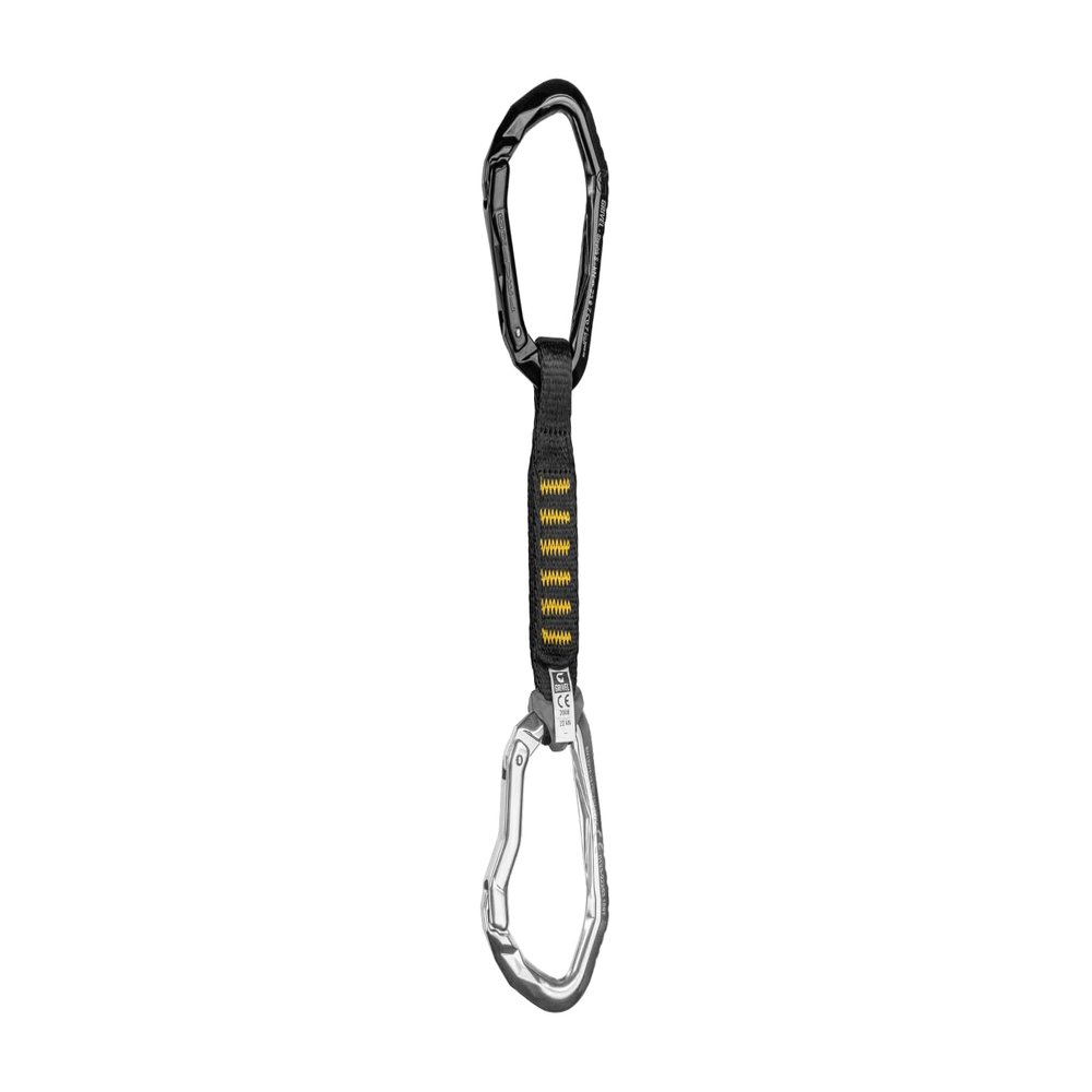 GRIVEL Sport Stealth Quickdraw  Sport Climbing Quickdraw with Stealth Straight-Gate and Bent-Gate Carabiners