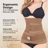3 in 1 Postpartum Belly Support Recovery Wrap  Postpartum Belly Band, After Birth Brace, Slimming Girdles, Body Shaper Waist Shapewear,Post Surgery Pregnancy Belly Support Band (Warm Tan, M/L) view 2