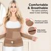 3 in 1 Postpartum Belly Support Recovery Wrap  Postpartum Belly Band, After Birth Brace, Slimming Girdles, Body Shaper Waist Shapewear,Post Surgery Pregnancy Belly Support Band (Warm Tan, M/L) view 3