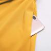 Belle Poque Women's Casual Midi Skirts for Summer Vintage Aline Skirt Yellow,3XL view 4