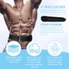 7 MM Leather Weight Lifting Belt for Men and Women with 4 Inches Wide Padded for Weightlifting Deadlift, Cross Training, Power Lifting Workout & Squats Exercise(Black/XS) view 3