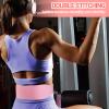 7 MM Leather Fitness Weight Lifting Belt for Women with 4 Inches Padded Lumbar Support for Power Lifting Workout & Squats Exercise(Pink/XS) view 4