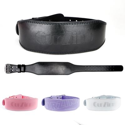 7 MM Leather Weight Lifting Belt for Men and Women with 4 Inches Wide Padded for Weightlifting Deadlift, Cross Training, Power Lifting Workout & Squats Exercise(Black/S)