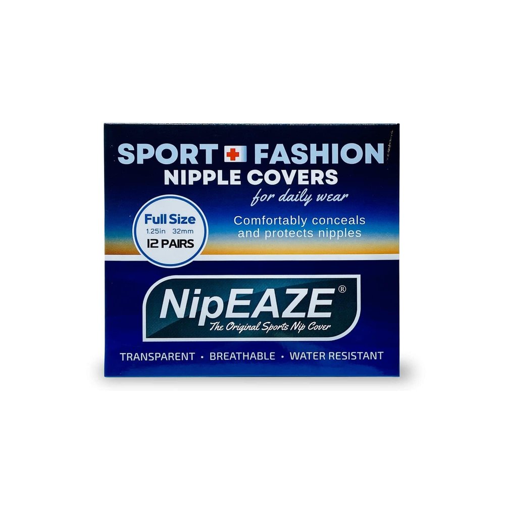 NipEaze Nipple Covers for Men, 12 or 50 Pairs, Mens Nipple Covers,Anti-Chafing Running Nipple Covers Men and Women