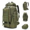 HongXingHai 70L/100L Hiking Camping Backpack MOLLE Rucksack Waterproof Daypack for Traveling (Army Green) view 1