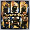 Trends International NBA Golden State Warriors - 2022 Commemorative Finals Champions Wall Poster, 34L x 22.4W, Silver Framed Version view 1