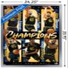 Trends International NBA Golden State Warriors - 2022 Commemorative Finals Champions Wall Poster, 34L x 22.4W, Silver Framed Version view 3