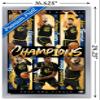Trends International NBA Golden State Warriors - 2022 Commemorative Finals Champions Wall Poster, 22.4L x 14.7W, Silver Framed Version view 3