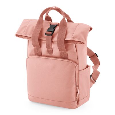 Bagbase Mini Recycled Twin Handle Knapsack (One Size) (Blush Pink)