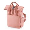 Bagbase Mini Recycled Twin Handle Knapsack (One Size) (Blush Pink) view 1