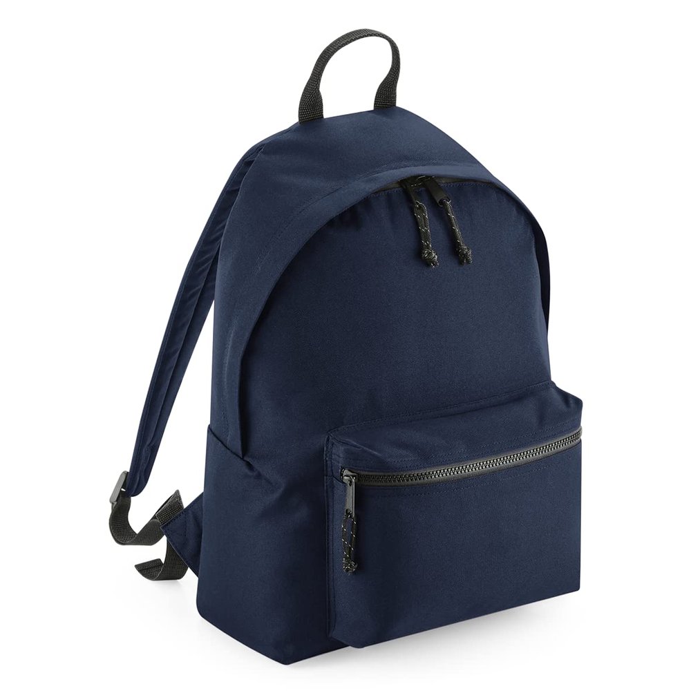BagBase Recycled Knapsack (One Size) (Navy Blue)