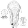 Silverfin Mens Complete Lacrosse Stick with Mesh Pocket | Youth Lacrosse Stick: Smooth, Lightweight & Durable with Sturdy Construction | Kids Lacrosse Sticks | Boys Lacrosse Stick view 4