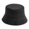 Beechfield B90N Organic Cotton Bucket Hat - Black L/XL, Black, XS-XL view 1
