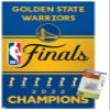 Trends International NBA Golden State Warriors - 2022 Commemorative Finals Team Logo Wall Poster, 14.72" x 22.37", Premium Poster & Push Pin Bundle view 1