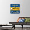 Trends International NBA Golden State Warriors - 2022 Commemorative Finals Team Logo Wall Poster, 14.72" x 22.37", Premium Poster & Push Pin Bundle view 2