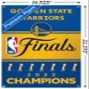 Trends International NBA Golden State Warriors - 2022 Commemorative Finals Team Logo Wall Poster, 14.72" x 22.37", Premium Poster & Push Pin Bundle view 3