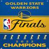 Trends International NBA Golden State Warriors - 2022 Commemorative Finals Team Logo Wall Poster, 14.72" x 22.37", Premium Poster & Push Pin Bundle view 4